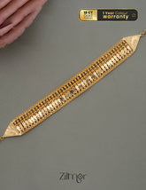 AG101806 - Gold tone Bridal Elakka Thali choker 1-Zilmor